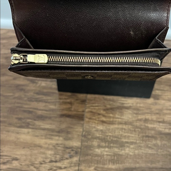 Louis Vuitton Damier Ebene Porte Monnaie Tresor Wallet - Picture 9 of 14